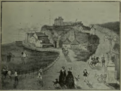 Lime Kilns at Claremont and the site of Robertson Street c1846